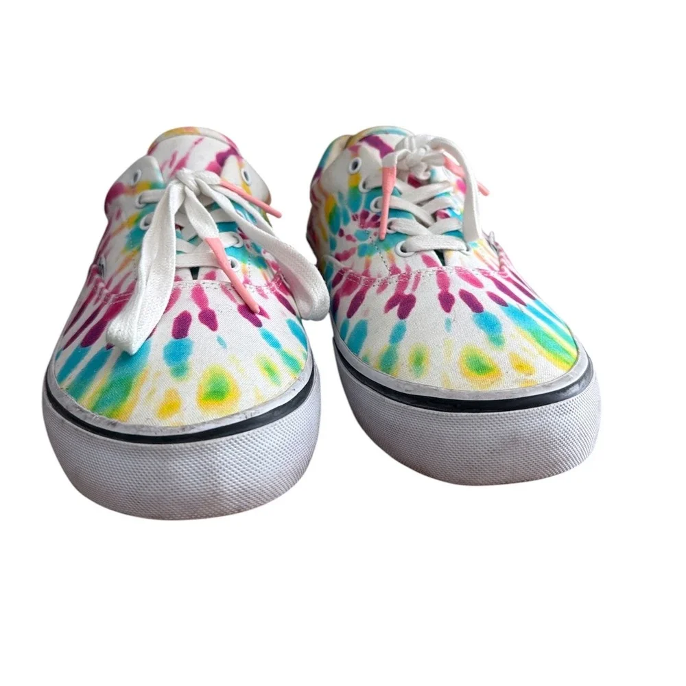 Polo Ralph Lauren Sneakers‎ Mens 11 D Multicolor Tie Dye Canvas Low Top Shoes